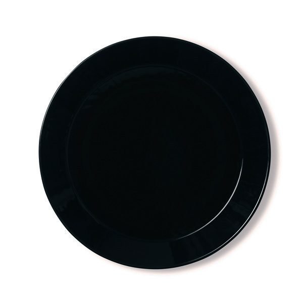 teema lautanen 23 cm musta